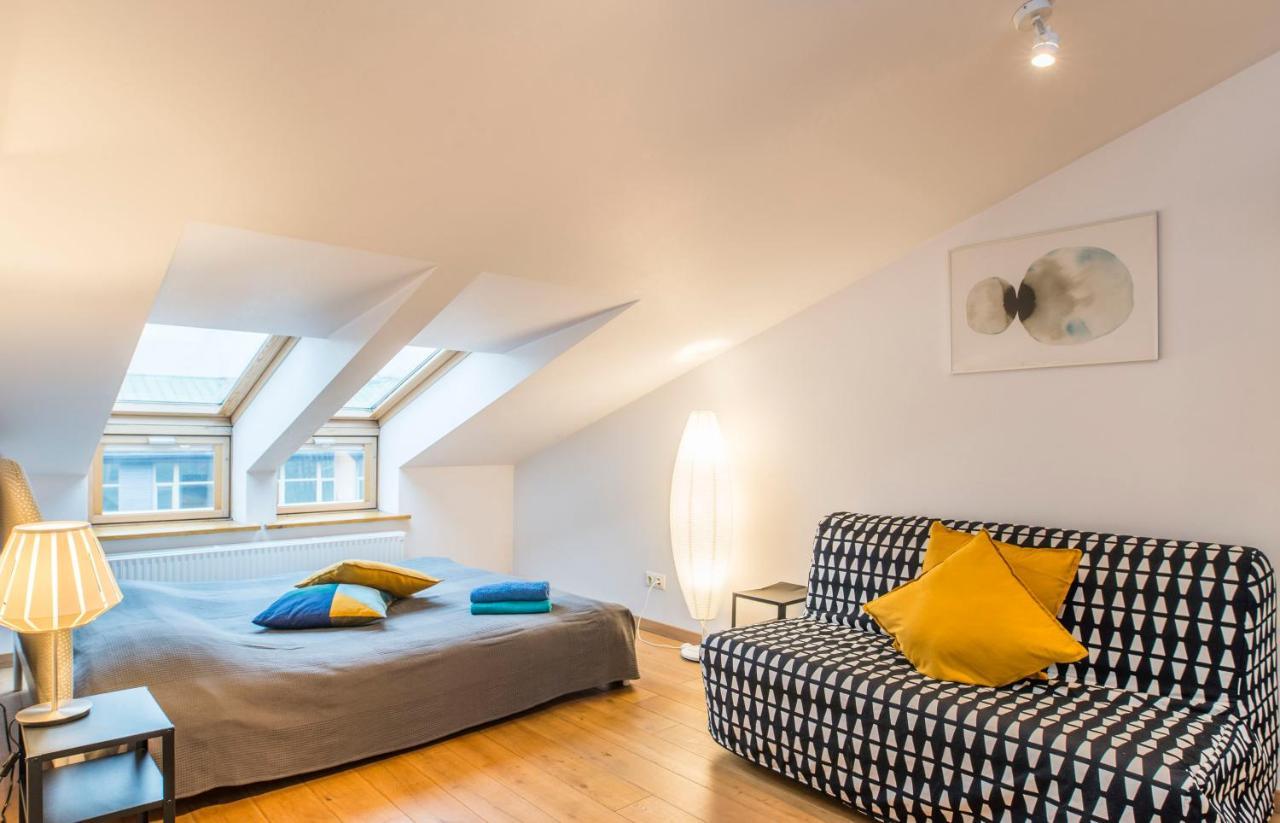 Central 2-Level Penthouse With Terrace And Free Parking Riga Ngoại thất bức ảnh